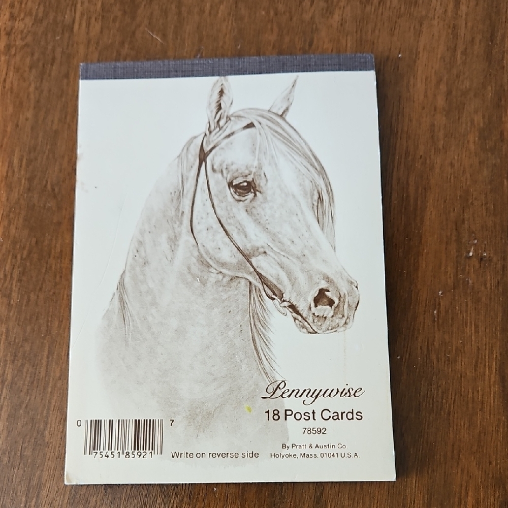 Vintage Pennywise Horse Equestrian Post Cards
